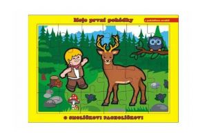 Puzzle deskové O Smolíčkovi Pacholíčkovi 26x17cm 24 dílků Moje první pohádky