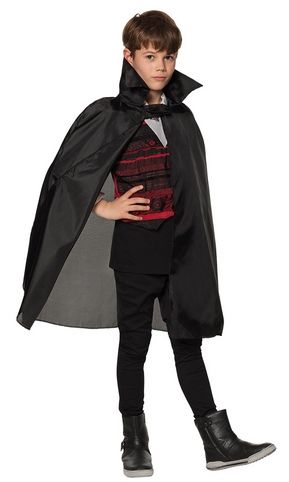 Plášť černý s límcem dětský 75cm