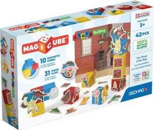 Geomag Magicube Three Little Pigs 42 dílků