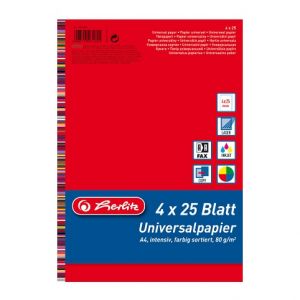 Kopírovací papír A4/100listů, barevný (Herlitz)