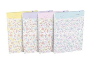 Oxford - Zápisník Oxford Floral A6/80 listů, linkovaný, mix