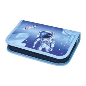 Herlitz - Penál plný kosmonaut 2 chlopně