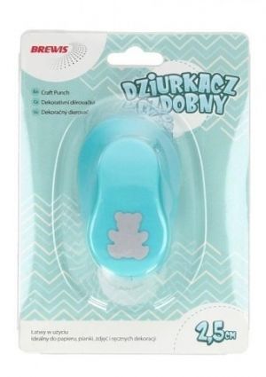 Ozdobná děrovačka medvídek 2,5cm