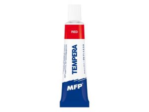 Barva temperová 12ml červená