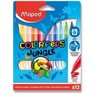 Dětské fixy Maped Color&sbquo;Peps Jungle 12 barev