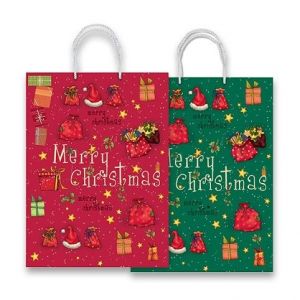 Dárková taška Merry Christmas - 300 x 120 x 400 mm