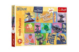 Puzzle Lilo&Stitch - Havajská dobrodružství 200 dílků 48x34cm v krabici 33x23x4cm