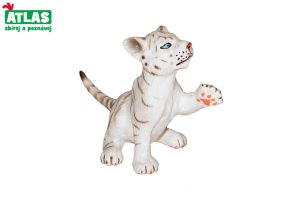 A - Figurka Tygr bílý mládě 6cm