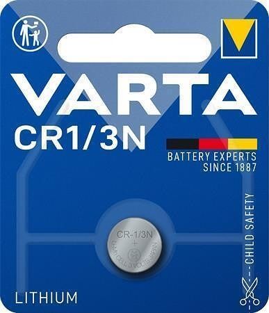 Baterie knoflíková "Professional", CR1/3N BL1, 3V, lithium, 1 ks v balení, VARTA