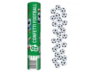Vystřelovací konfety 28cm Fotbalové míče<br />