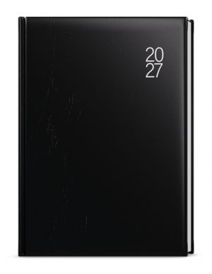 Diář denní - David - Balacron - A5 - černá 2027, 14,3cm x 20,5cm, BDD7-2-27