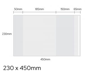 Obal univerzální 90mic, 230 x 450mm LUMA