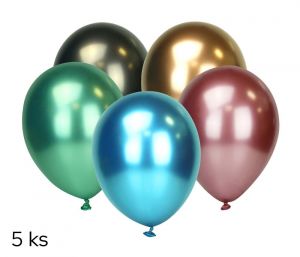 Balónky 5ks CHROM mix