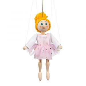 Baletka 20 cm, dřevěná loutka